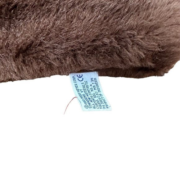 Vintage Mary Meyer Moose Hand Puppet Plush Stuffed Animal 1999 90s Antlers Brown - Picture 6 of 8